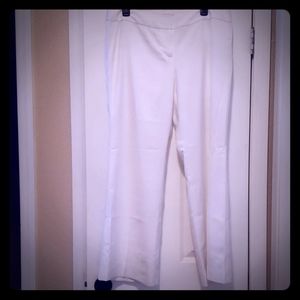 The Limited Drew Fit white slacks